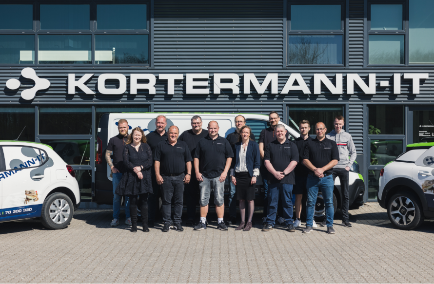 Kortermann-ITs team af kompetente medarbejdere indenfor it, salg, support, udvikling og it-rådgivning
